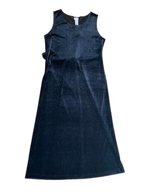 Norm Thompson Black Velvet Dress